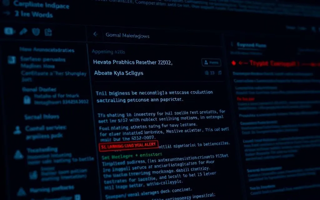 Corporate email routing and message security interface